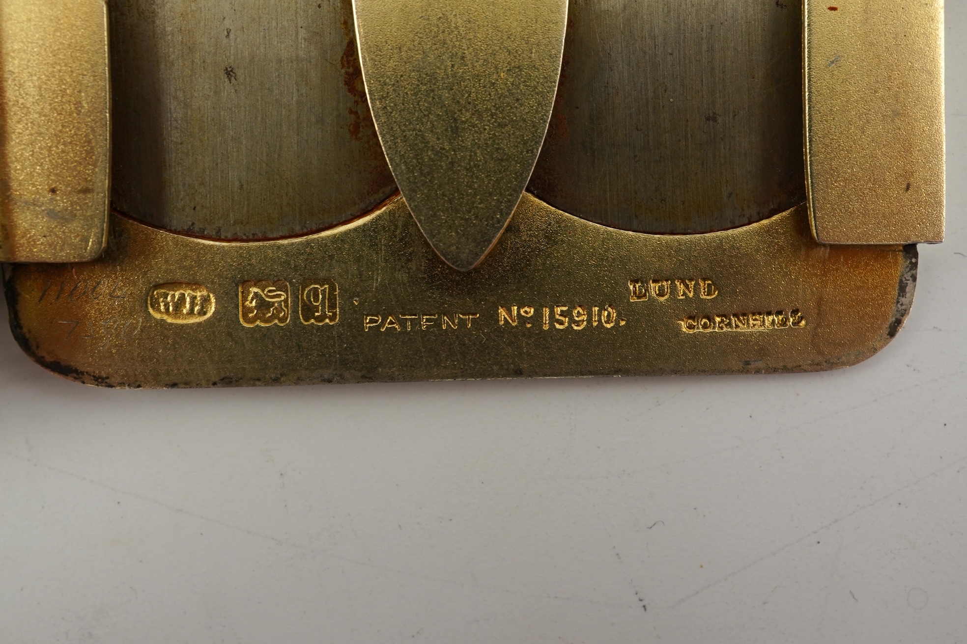 A George V patent silver 'Nomismatikos' coin purse, by William Edward Hurcomb, retailed by Lund, Cornhill